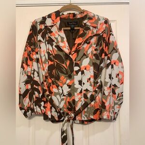 Brandon Thomas Orange & Brown Size XL Blazer. 2973-A3